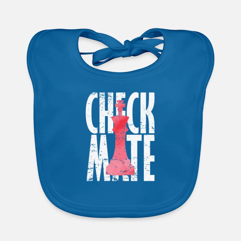 Checkmate Chess Organic Baby Bibs