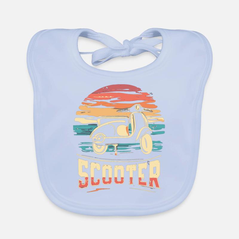 Scooter Motorroller Mofa Moped Roller Baby Bio-Lätzchen