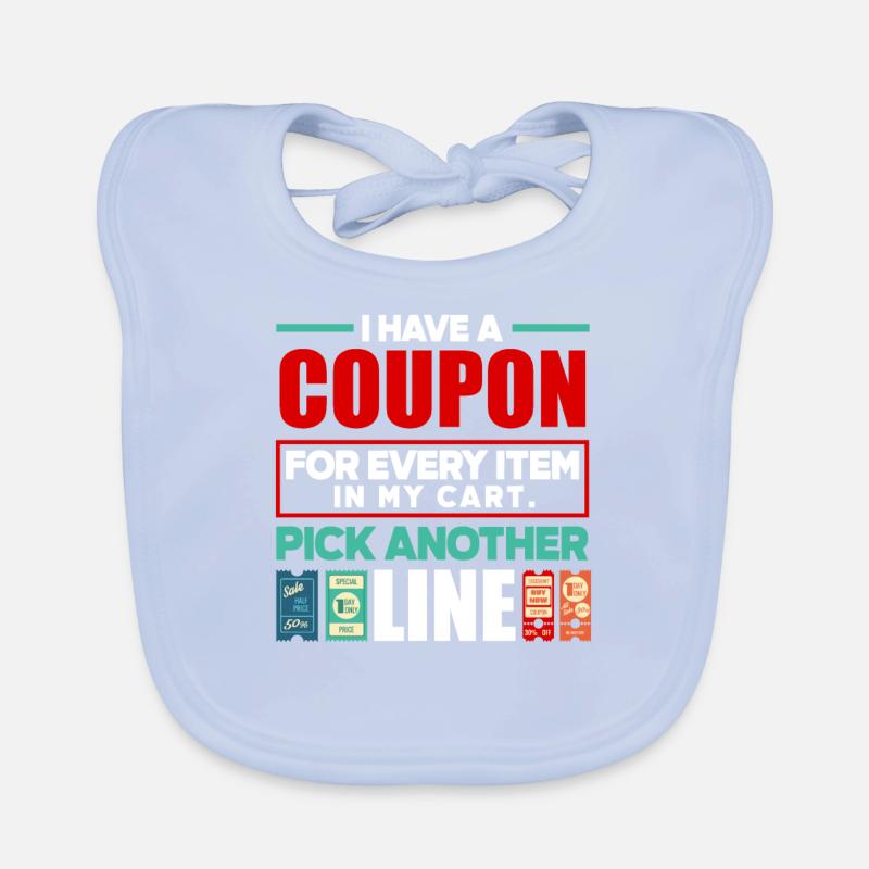 Funny Extreme Couponing Coupon Gift Organic Baby Bibs