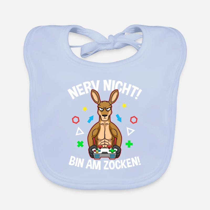 Controller Videospiel Zocker Gamer Computerspiel Baby Bio-Lätzchen