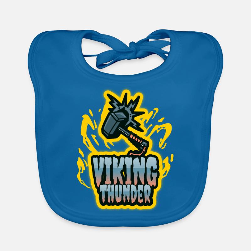 Style de jeu Viking Thunder Bavoir bio Bébé