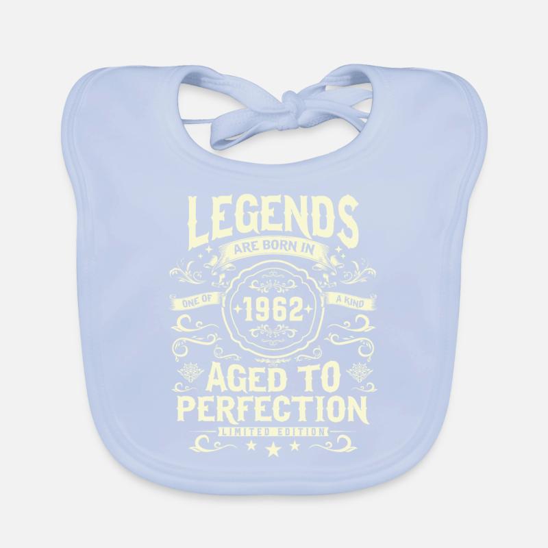 Legendärer 1962 Geburtstag Baby Bio-Lätzchen