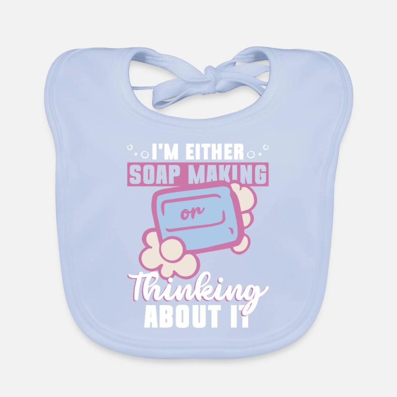 soap soap making soap maker soap boiler Organic Baby Bibs