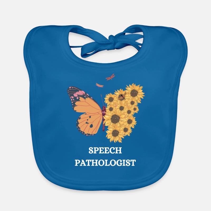Speech Pathologist SLP Speech Therapy Organic Baby Bibs