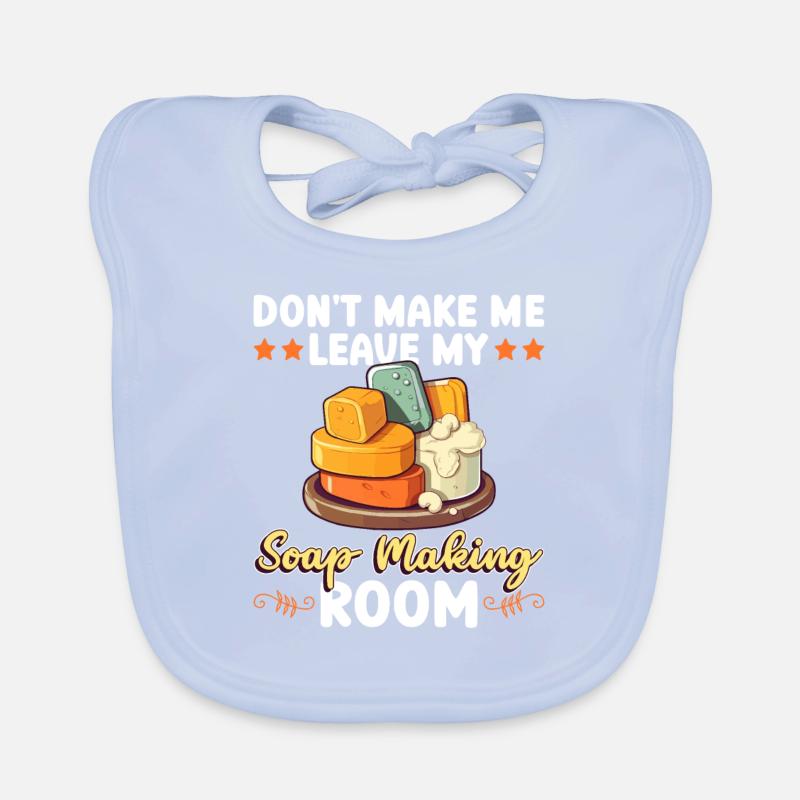 soap soap making soap maker soap boiler Organic Baby Bibs