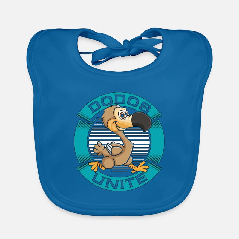 Dodo Bird Dodos Unite Flightless Extinct Birds Organic Baby Bibs