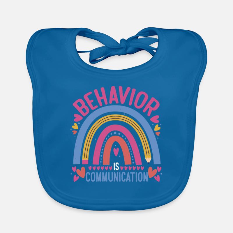 Behavior Is Communication 24 Organic Baby Bibs