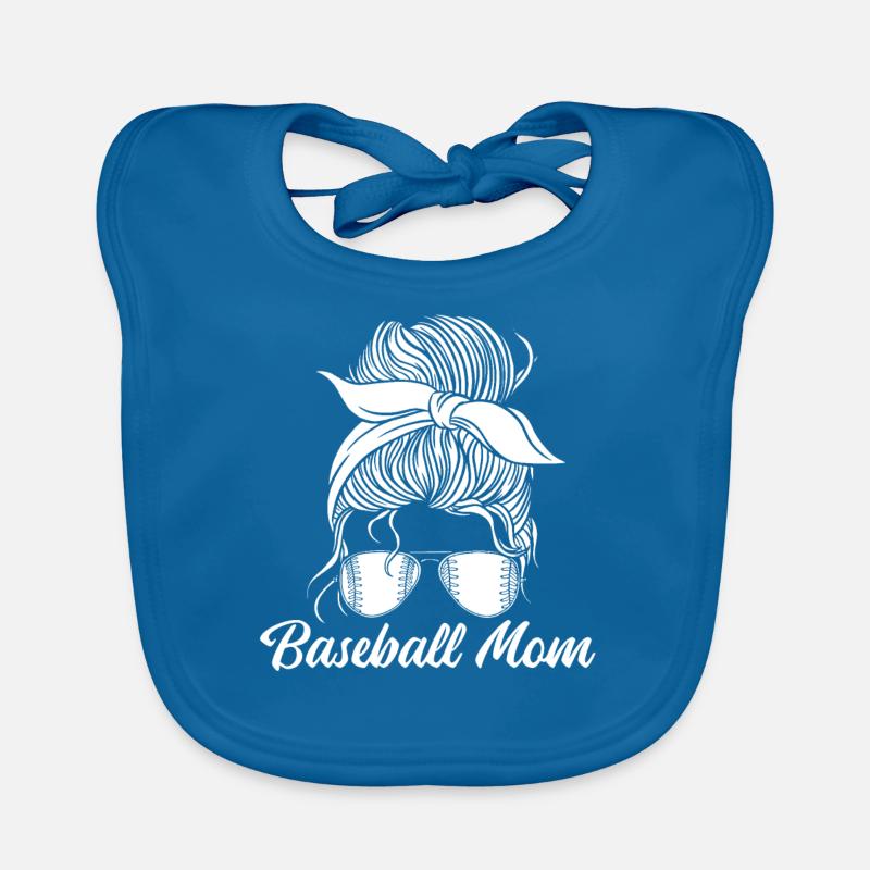 Baseball Baseball Mom Baby Bio-Lätzchen