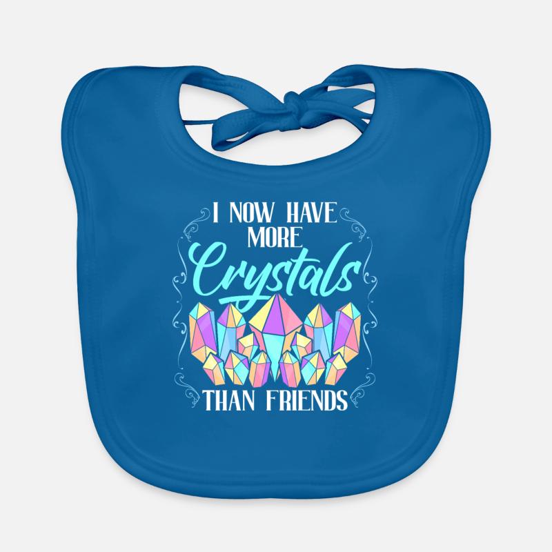 Crystal Healing Crystals Organic Baby Bibs