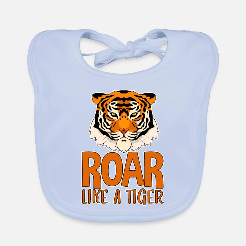 Rugir comme un tigre 4 Bavoir bio Bébé