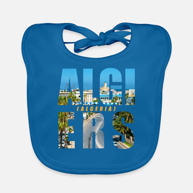 Algier Algerien Souvenir Baby Bio-Lätzchen