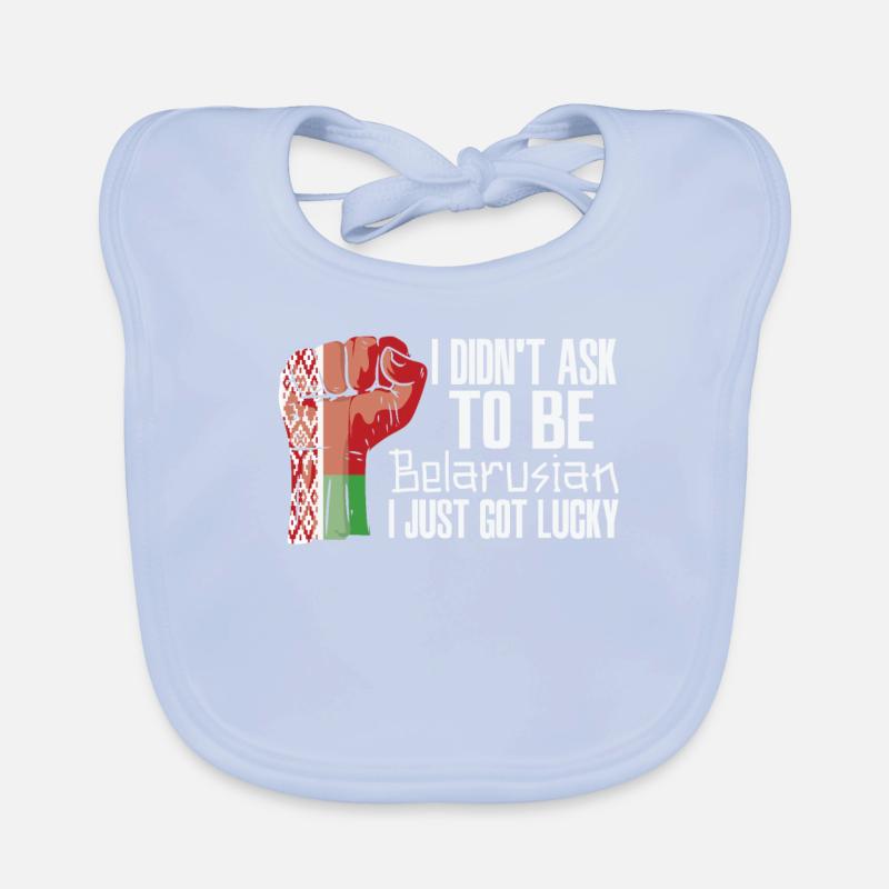 Belarusian Pride Belarus Flag Grown Belarusian Organic Baby Bibs