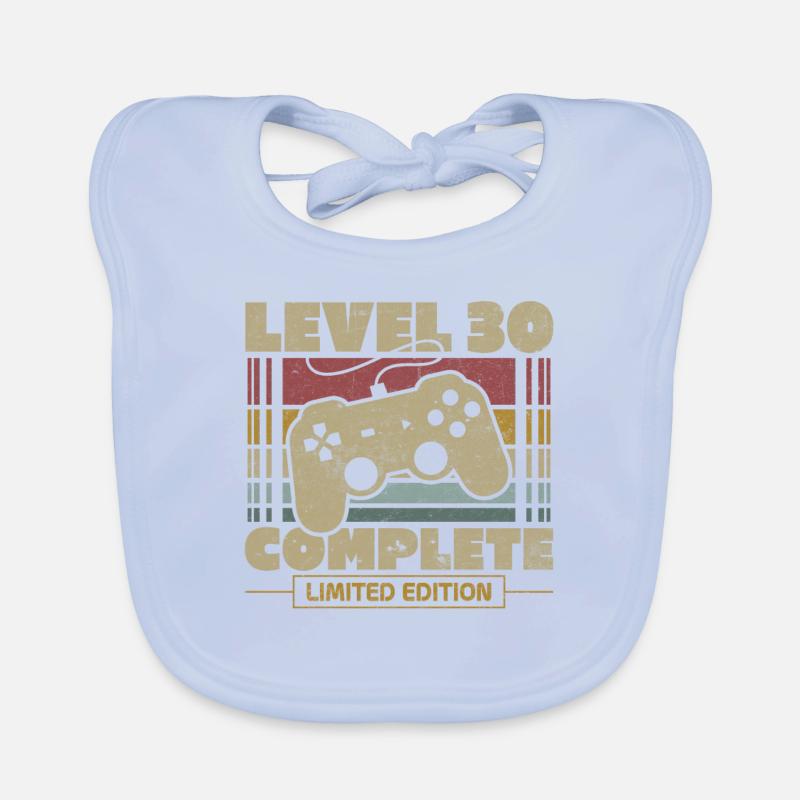 Level 30 completed Organic Baby Bibs