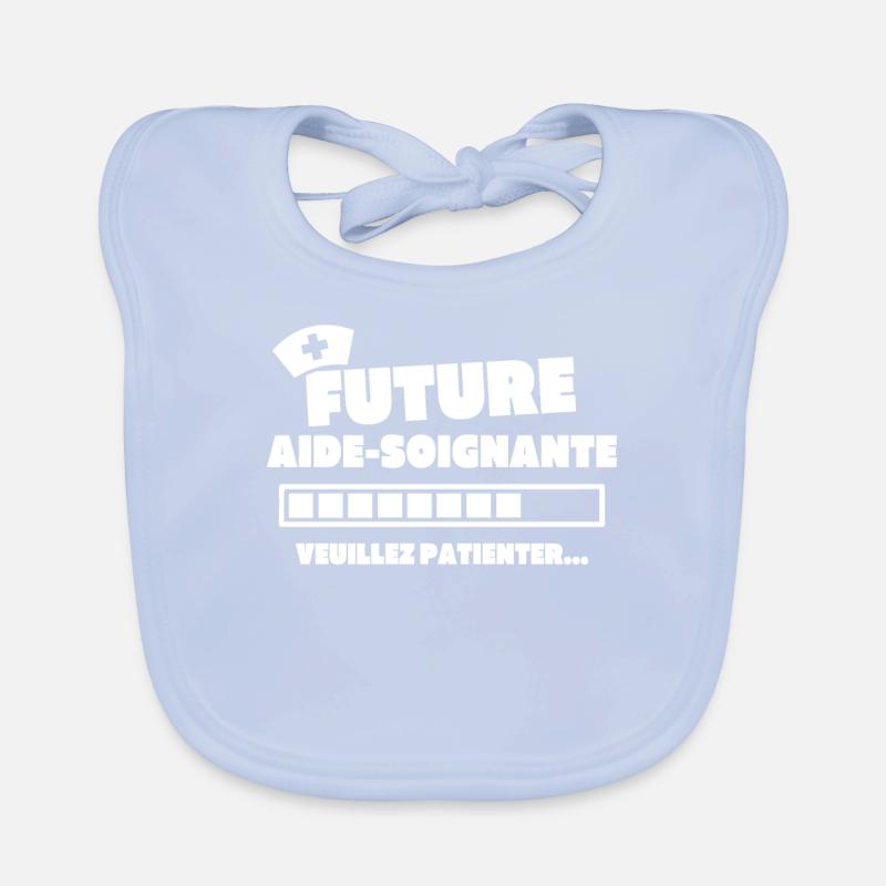 Future aide soignante Bavoir bio Bébé