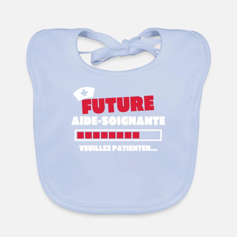 Future aide soignante Bavoir bio Bébé