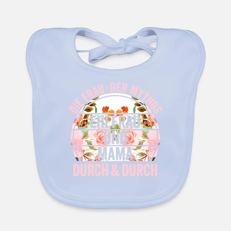 Ehefrau Mutter Mama Baby Bio-Lätzchen