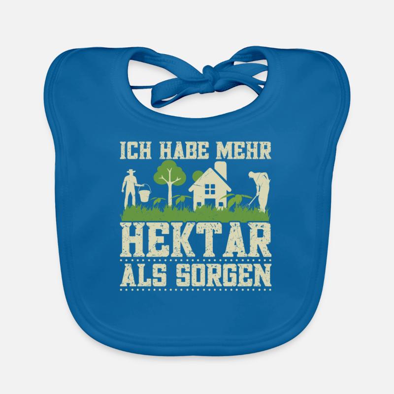 Landwirt Hektar Traktorfahrer Kuhbauer Acker Baby Bio-Lätzchen