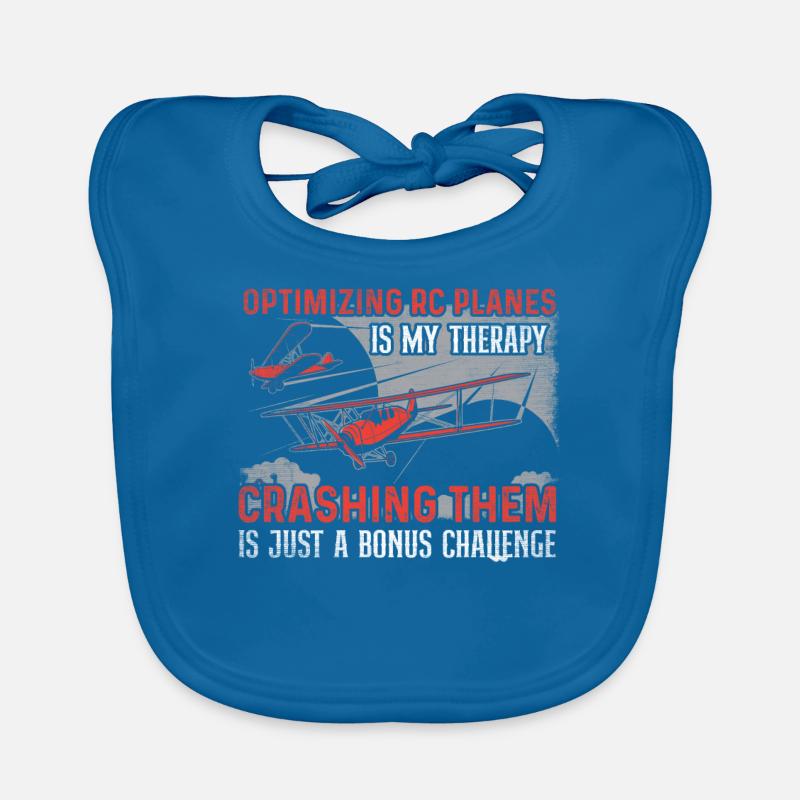 Optimizing RC planes is my Therapy Model Flugzeug Baby Bio-Lätzchen
