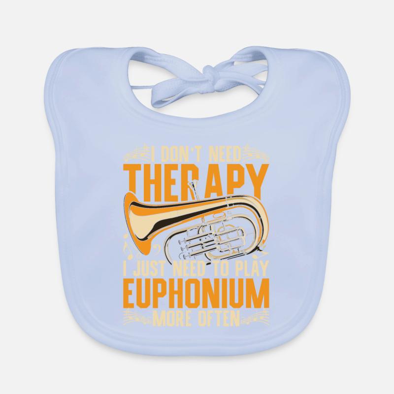 Euphonium Eufonium Euphonist Baby Bio-Lätzchen