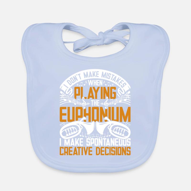 Euphonium Euphonist Organic Baby Bibs