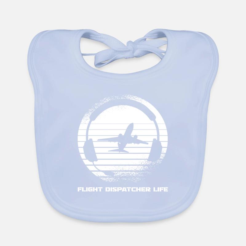 Emergency call control center operations center flight distributor Organic Baby Bibs