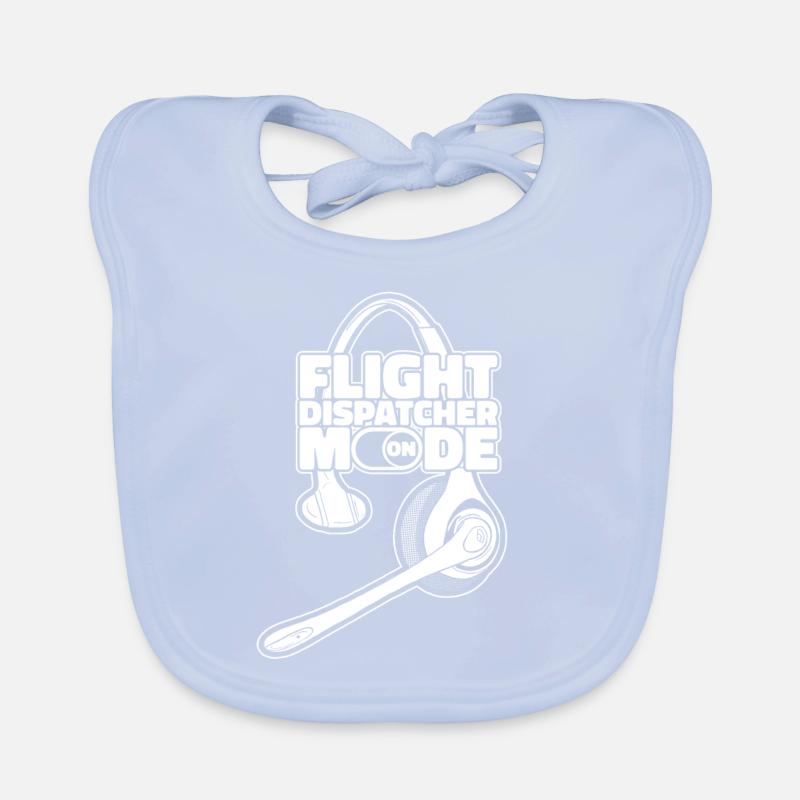 Emergency call control center operations center flight distributor Organic Baby Bibs