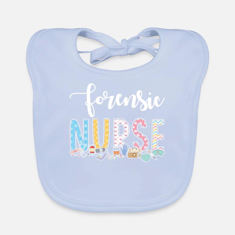 Gift idea for forensic nurses Organic Baby Bibs