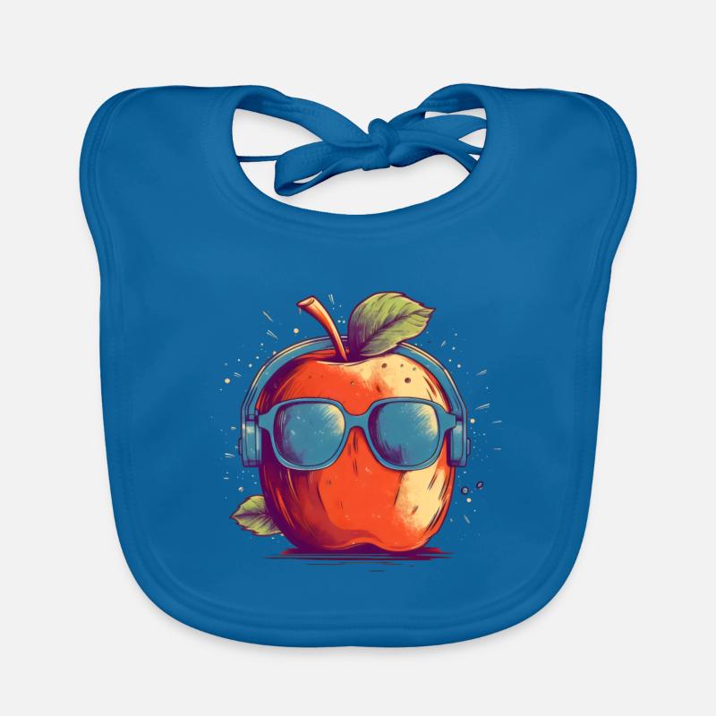 Apple Tree Apple Picking Crew Blossom Fruit Retro Organic Baby Bibs