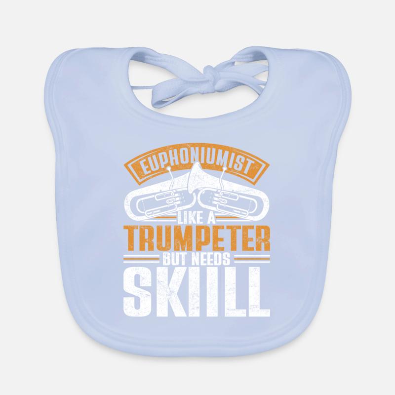 Euphonium Euphonist Organic Baby Bibs