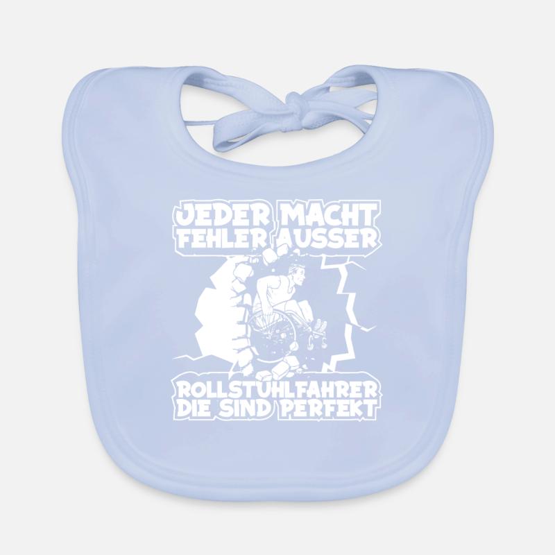 Rollstuhl Rollstuhlfahrer Perfekt Baby Bio-Lätzchen