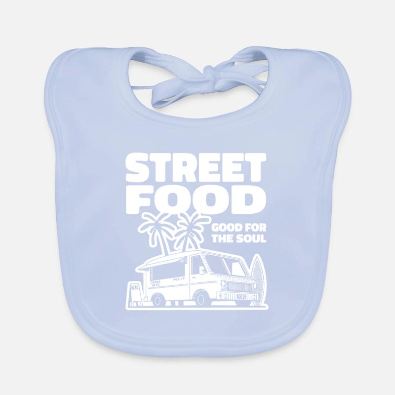 Cuisine de rue drôle Bavoir bio Bébé