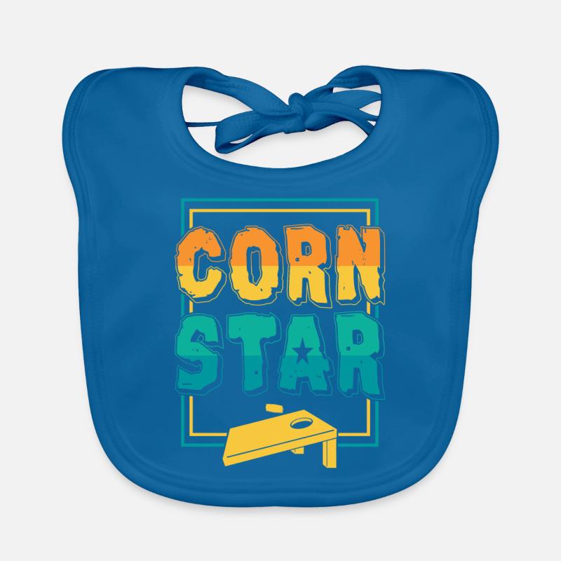 Cornstar Cornhole Game Funny Baby Bio-Lätzchen