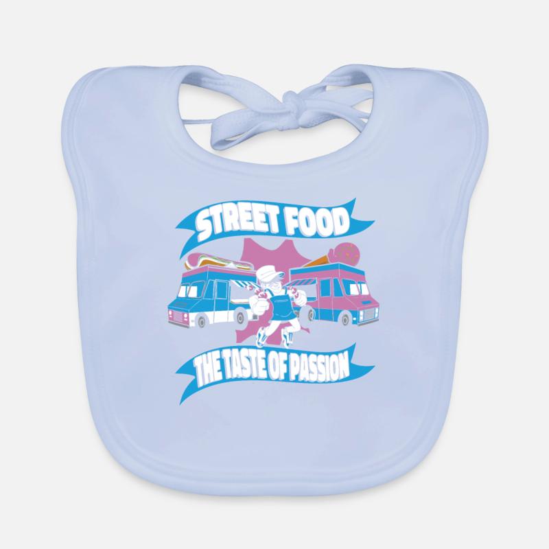 Dévotion à la nourriture de rue Bavoir bio Bébé