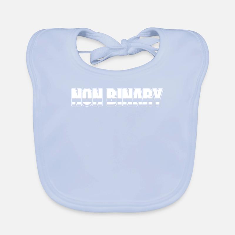 Genderfluide Cool Non Binary Baby Bio-Lätzchen
