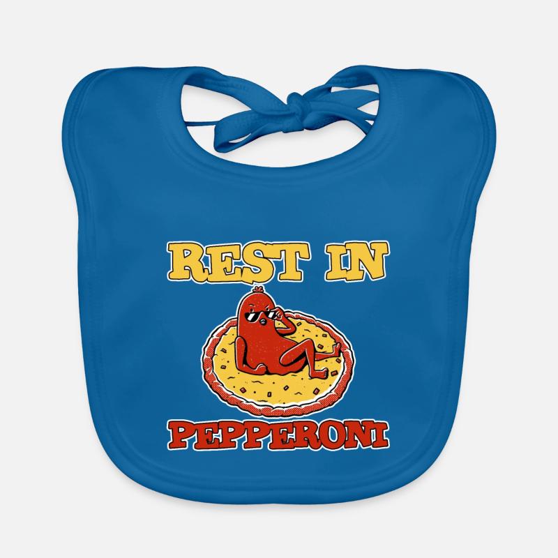 Reste dans Pepperoni 2 Bavoir bio Bébé