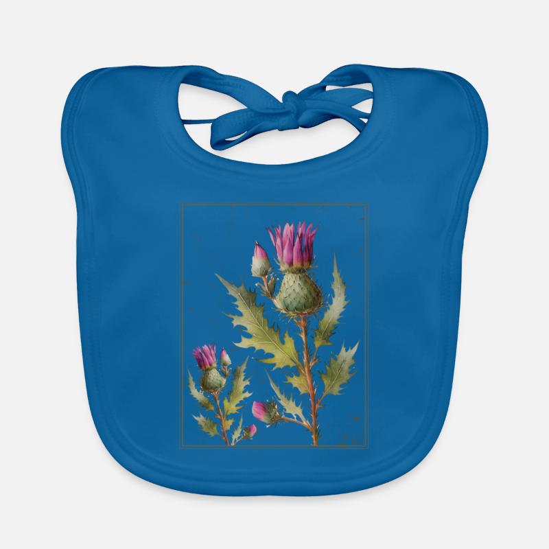 Fleur de chardon Bavoir bio Bébé