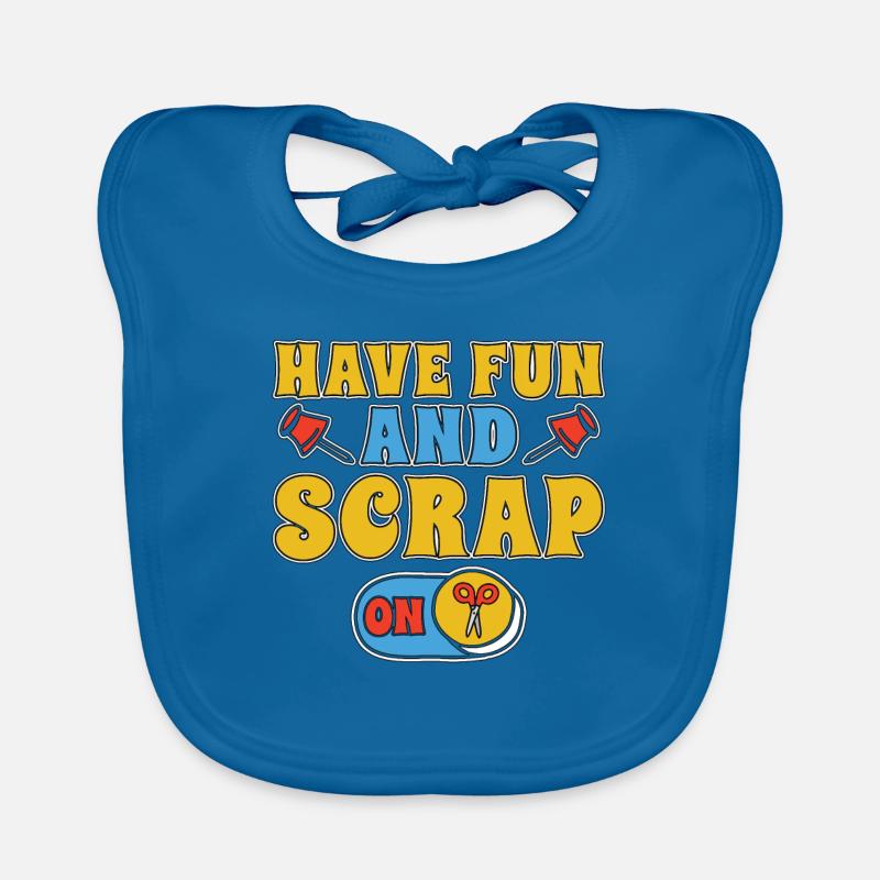 Scrapbooking Have Fun And Scrap On Artwork Crafts Organic Baby Bibs
