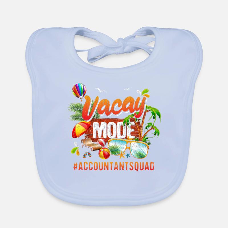 Groupe Vacances Comptable #Accountantsquad Bavoir bio Bébé