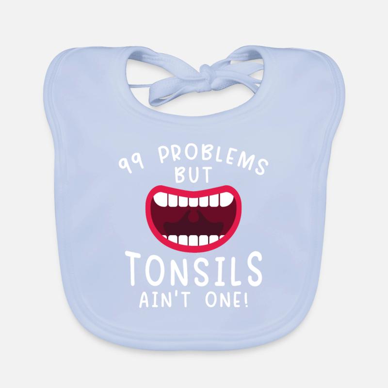 Problems Tonsils Ain't One Tonsils Recover Organic Baby Bibs