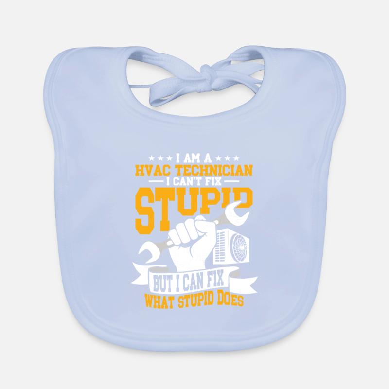 I Am A HVAC Technician HVAC Technician AC Tech Ins Organic Baby Bibs