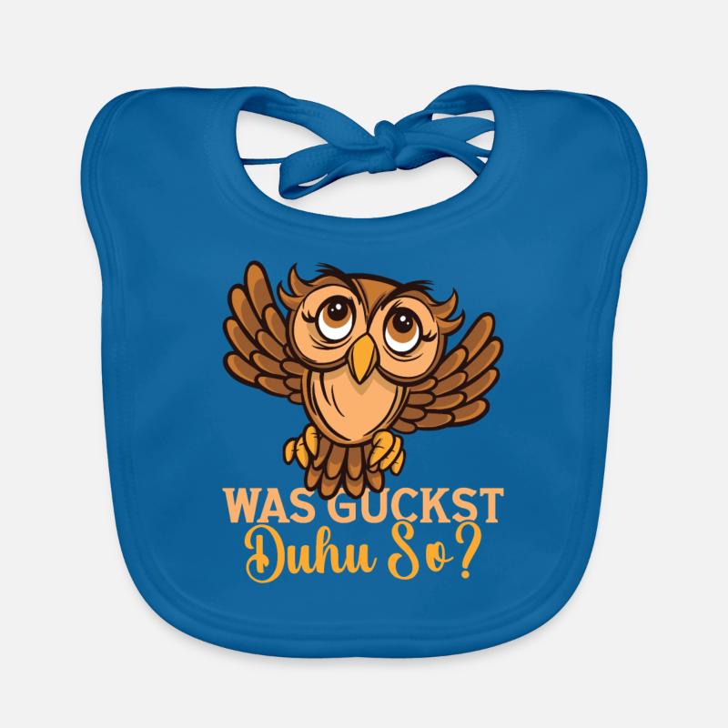 Eulenliebhaber Eule Eulefan Eulen Eulenzüchter Baby Bio-Lätzchen