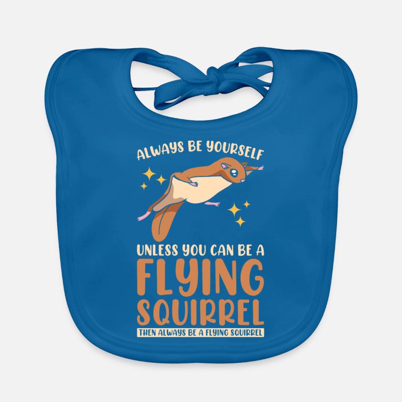 Fliegende Eichhörnchen-Liebhaber Baby Bio-Lätzchen