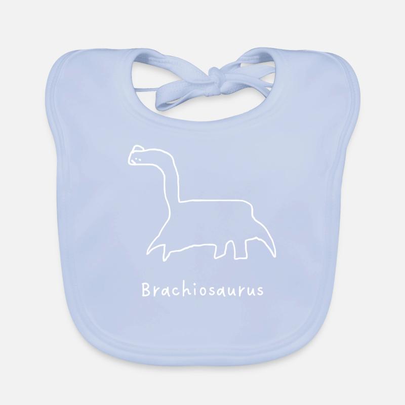 Dinosaure Brachiosaurus Bavoir bio Bébé