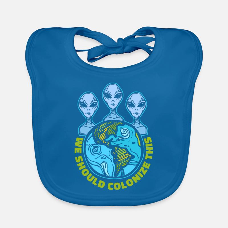 espace, espace, extraterrestres, colonisation de l’espace Bavoir bio Bébé