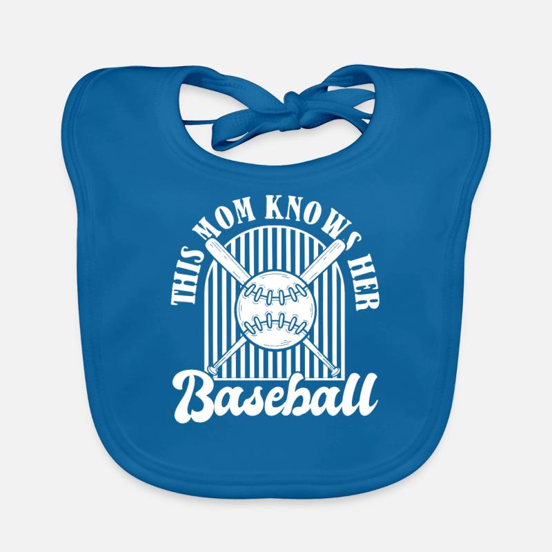Baseball Baseball Maman Bavoir bio Bébé