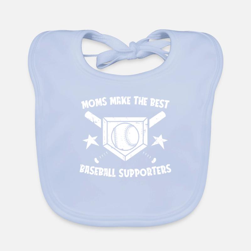 Baseball Mutter Baseball Mama Baby Bio-Lätzchen