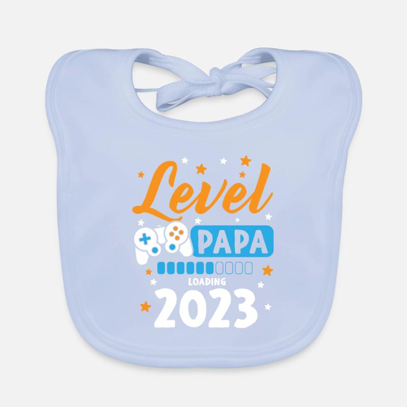 Papa Level Loading 2023 Baby Bio-Lätzchen