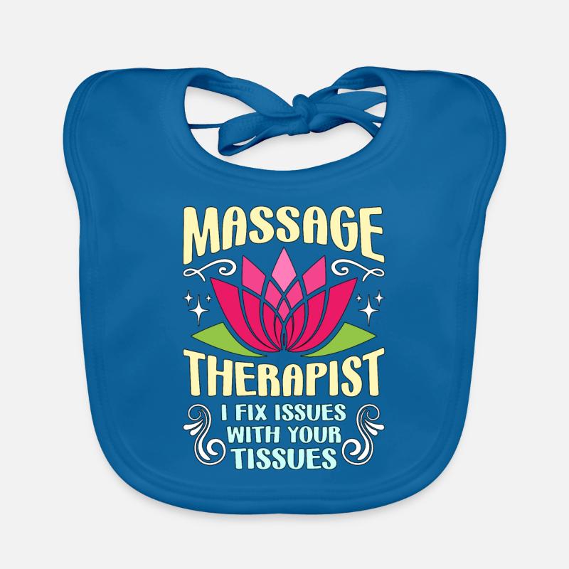Massage Therapist I Fix Issues With Physiotherapy Organic Baby Bibs