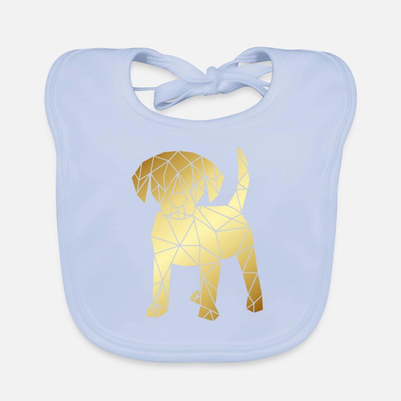 GEOMETRIC DOG 2 Organic Baby Bibs