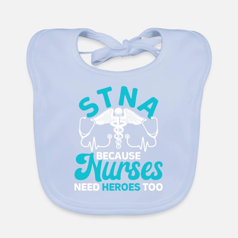 Geriatric Care Assistant Nursing Assistant Nursing Assistant Organic Baby Bibs